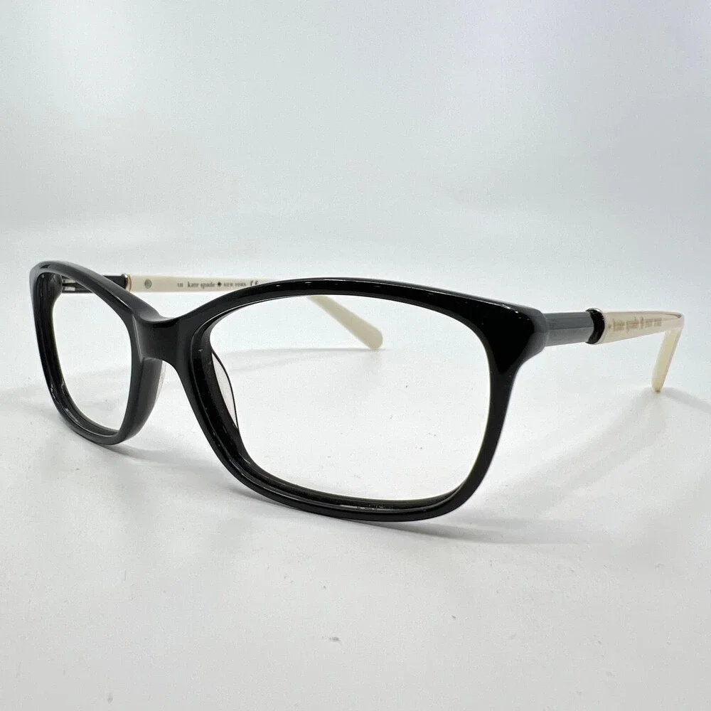 Kate Spade Eyeglasses Womens Black Catrina 0807 Cat Eye Frames 53-16-135